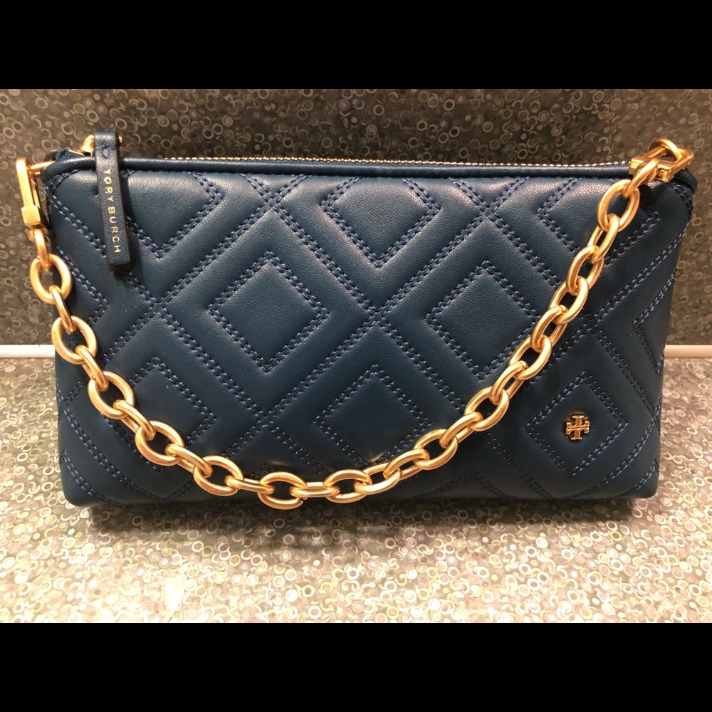 Tory Burch Fleming Crossbody bag Symphony blue